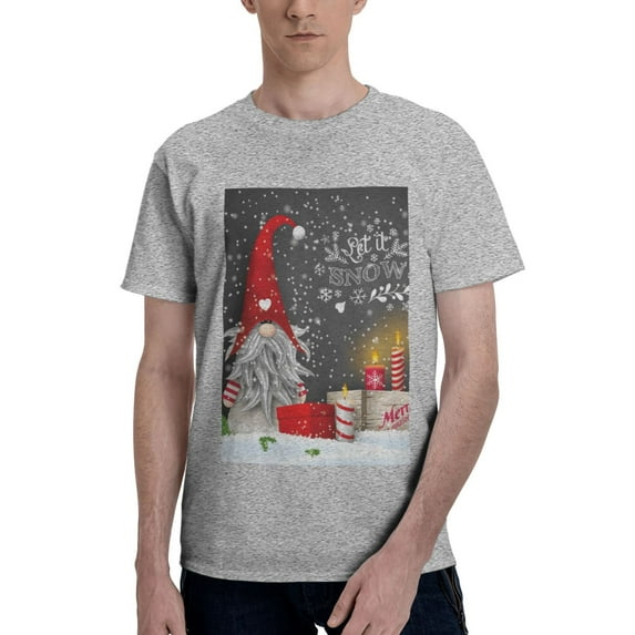 Bingfone Traditional Scandinavian Dwarf Men'S Loose Fit Short-Sleeve Pocket T-Shirt