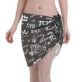 thumbnail image 1 of Bingfone Travel The World Women's Sarong Swimsuit Cover Ups Bathing Suit Coverups Chiffon Beach Wrap Skirts, 1 of 7