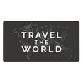 thumbnail image 1 of Bingfone Travel The World1 Large Gaming Mouse Pad,Extended Desk Mousepad With Stitched Edges,Non-Slip Base,Water Resist Keyboard Pad For Gamer, Office & Home, 29.5 X 16 In, 1 of 9