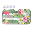 thumbnail image 1 of Bingfone Tropical Flamingo Car Windshield Sunshade,Sun Foldable Sun Shield Sun Visor for Car - Small, 1 of 9