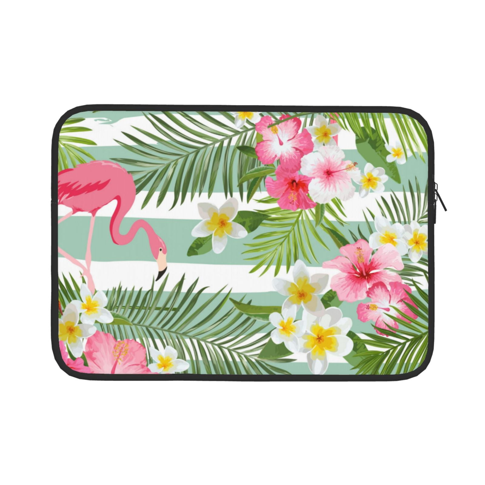 Flamingo Computer Case Bingfone Tropical Flamingo Laptop Sleeve Case 15 Inch, 360° Protective ...