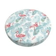 thumbnail image 1 of Bingfone Tropical Flamingo Padded Round Bar Stool Cover Cushion with Elastic Fabric Round Chair Seat - Tropical Flamingo, 1 of 7