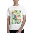 thumbnail image 1 of Bingfone Tropical Flowers Men'S Loose Fit Short-Sleeve Pocket T-Shirt, 1 of 7