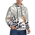 thumbnail image 1 of Bingfone Tropical Leaves Men'S Drawstring Hoodie Long Sleeve Pocket Sweatshirts-Small, 1 of 9