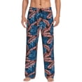 thumbnail image 1 of Bingfone Tropical Leaves Mens All Over Print Sleep Pajama Pants-XX-Large, 1 of 5