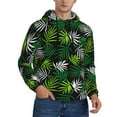 thumbnail image 1 of Bingfone Tropical Leaves1 Men'S Drawstring Hoodie Long Sleeve Pocket Sweatshirts-4x-Large, 1 of 1