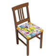 thumbnail image 1 of Bingfone Tropical Pineapples Restaurant Chair Seat Covers,Removable Washable Chair Covers Protects, 1 of 8