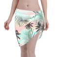 thumbnail image 1 of Bingfone Tropical Summer Palm Women's Sarong Swimsuit Cover Ups Bathing Suit Coverups Chiffon Beach Wrap Skirts, 1 of 7