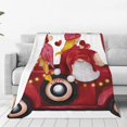 thumbnail image 1 of Bingfone Truck With Gnomes Print Flannel Fleece Blanket Throw Blanket for Bed,Sofa,Couch,Travel,Camping(80"x60" ), 1 of 8