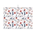 thumbnail image 1 of Bingfone Tulips Flowers ,18" x 24"Dish Drying Mat for Kitchen Counter,Ultra Absorbent Microfiber, 1 of 7