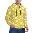 thumbnail image 1 of Bingfone Tulips Flowers Men's Drawstring Hoodie Long Sleeve Pocket Sweatshirts-4X-Large, 1 of 6