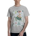 thumbnail image 1 of Bingfone Turtle And Sea Life Men'S Loose Fit Short-Sleeve Pocket T-Shirt, 1 of 7