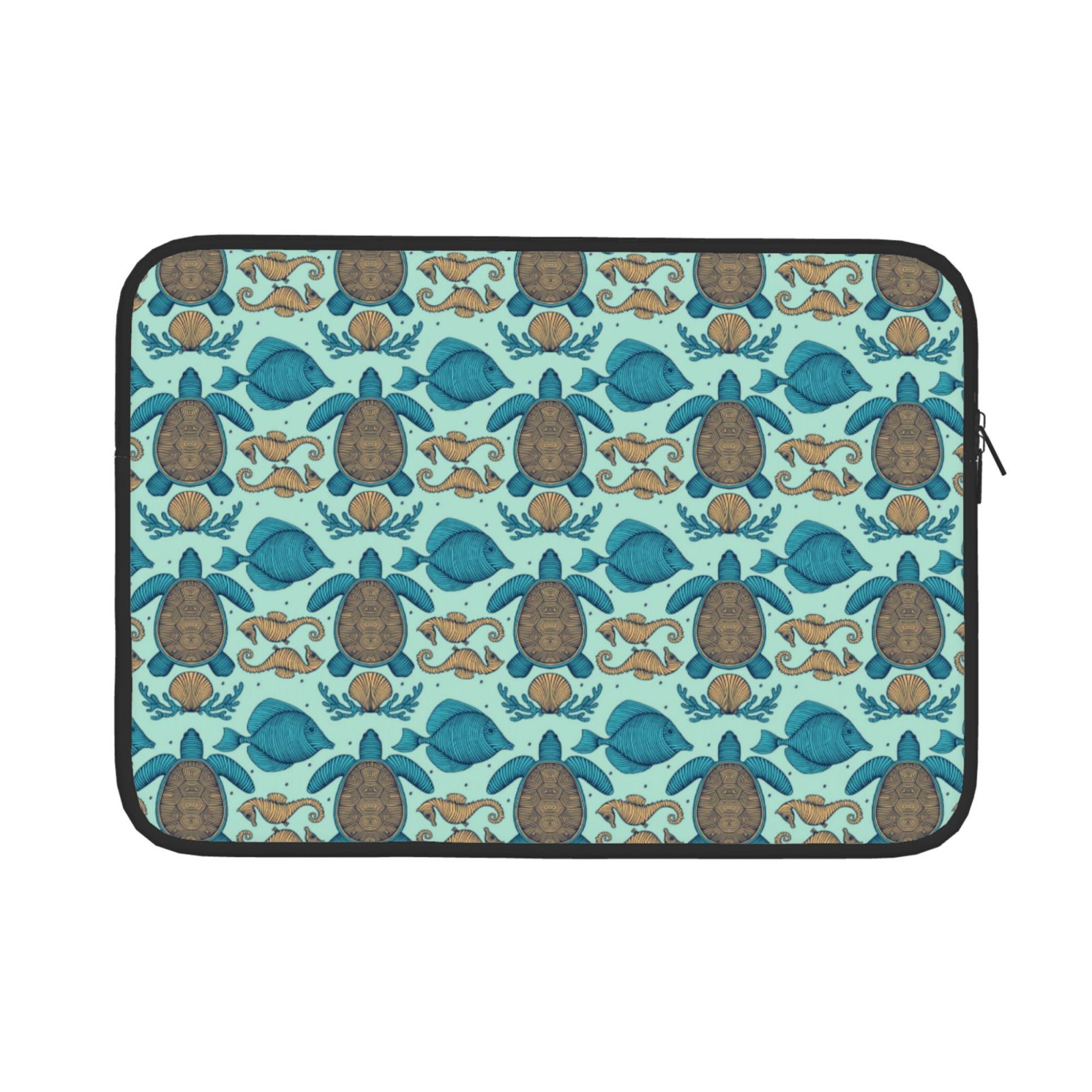 Computer Bag Turtle Bingfone Turtles And Seahorses Laptop Sleeve Case 15 inch , 360 ...