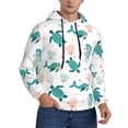 thumbnail image 1 of Bingfone Turtles And Seahorses Men's Drawstring Hoodie Long Sleeve Pocket Sweatshirts-4X-Large, 1 of 6