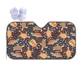 thumbnail image 1 of Bingfone Turtles and Sea Plants Car Windshield Sun Shade Protector Keep Your Vehicle Cool Sun Shield Visor Cover Foldable-Medium, 1 of 9