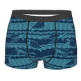 thumbnail image 1 of Bingfone Turtles and Waves Men's Underwear - Casual Stretch Boxer Briefs-X-Large, 1 of 9