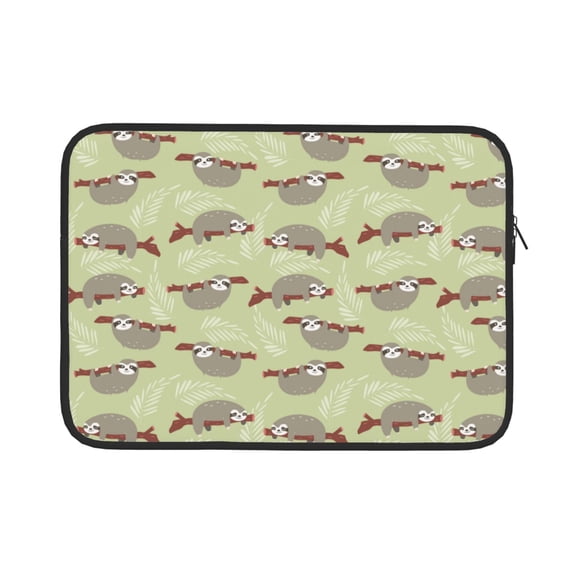 Bingfone Twig Sloth Laptop Sleeve Case 13 inch , 360° Protective Computer Carrying Bag