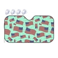 thumbnail image 1 of Bingfone Usa Flag Car Windshield Sunshade,Sun Foldable Sun Shield Sun Visor for Car - Medium, 1 of 8