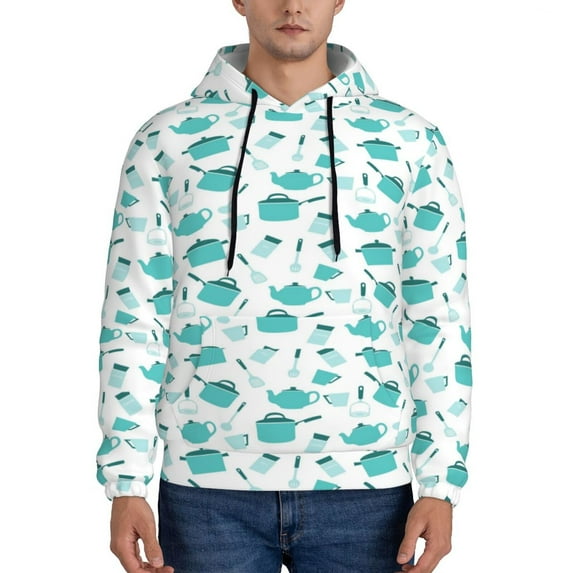 Bingfone Utensiles Men'S Drawstring Hoodie Long Sleeve Pocket Sweatshirts-4x-Large