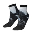 thumbnail image 1 of Bingfone Valley Gray Dragon Design Patterned Men's Women's Casual Cotton Socks, 1 of 1