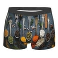 thumbnail image 1 of Bingfone Various Herbs And Spices In Spoons Men'S Underwear - Casual Stretch Boxer Briefs-Xx-Large, 1 of 9
