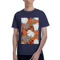 thumbnail image 1 of Bingfone Various Pumpkins Men'S Loose Fit Short-Sleeve Pocket T-Shirt, 1 of 7
