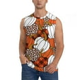 thumbnail image 1 of Bingfone Various Pumpkins Pattern Men's Tank Tops Workout Sleeveless Tee Shirts Running Beach Tanks for Men-Small, 1 of 8