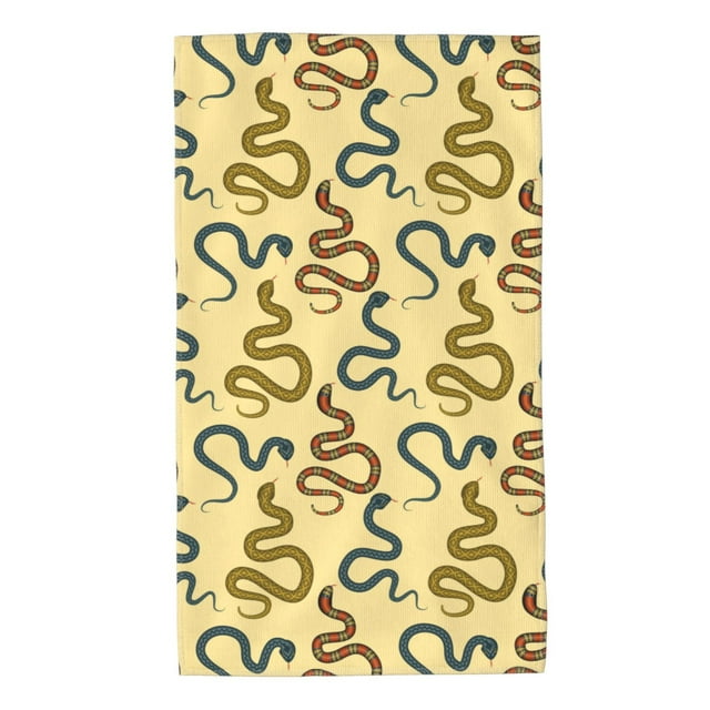 Bingfone Various Snake Ultra Absorbent & Soft Hand Towels for Bath