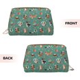 thumbnail image 1 of Bingfone Veterinary Clinics Print Leather Makeup Bag, Portable Hand-held Zipper Female Cosmetic Bag Toiletry Bag, Suitable for Home and Travel, 1 of 6
