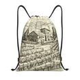 thumbnail image 1 of Bingfone Vineyard Landscape Drawstrings Backpacks Bags For Men Women Gym Drawstrings Bag, 1 of 9
