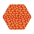 thumbnail image 1 of Bingfone Vintage A Big Hot Dog Leather Drinks Coasters with Set of 6,Suitable for Home Kitchen,Coffee Cup Coasters Home Gift, 1 of 9
