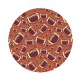 thumbnail image 1 of Bingfone Vintage American Football1 Leather Drinks Coasters with Set of 6,Suitable for Home Kitchen,Coffee Cup Coasters Home Gift, 1 of 9