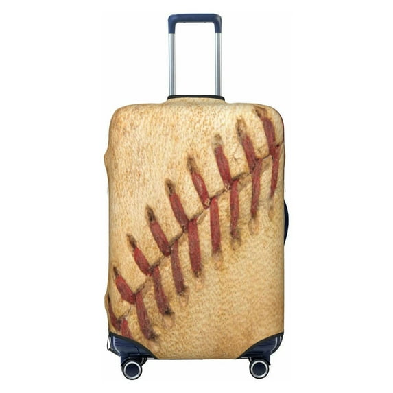 Bingfone Vintage Baseball Luggage Cover Washable Suitcase Cover Protector Anti-Scratch Suitcase Cover Fits 18-32 Inch Luggage (without luggage)