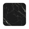 thumbnail image 1 of Bingfone Vintage Black Marble Texture Abstract Leather Drinks Coasters With Set Of 6,Suitable For Home Kitchen,Coffee Cup Coasters Home Gift, 1 of 9
