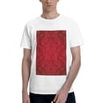 thumbnail image 1 of Bingfone Vintage Burgundy Men'S Loose Fit Short-Sleeve Pocket T-Shirt, 1 of 7