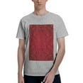 thumbnail image 1 of Bingfone Vintage Burgundy Men'S Loose Fit Short-Sleeve Pocket T-Shirt, 1 of 7