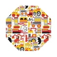 thumbnail image 1 of Bingfone Vintage Cars Leather Drinks Coasters With Set Of 6,Suitable For Home Kitchen,Coffee Cup Coasters Home Gift, 1 of 9