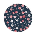 thumbnail image 1 of Bingfone Vintage Cherry Blossoms Leather Drinks Coasters with Set of 6,Suitable for Home Kitchen,Coffee Cup Coasters Home Gift, 1 of 9