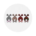thumbnail image 1 of Bingfone Vintage Cute Bunny Leather Drinks Coasters With Set Of 6,Suitable For Home Kitchen,Coffee Cup Coasters Home Gift, 1 of 9