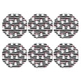 thumbnail image 1 of Bingfone Vintage Cute Chicken Leather Drinks Coasters with Set of 6,Suitable for Home Kitchen,Coffee Cup Coasters Home Gift, 1 of 7
