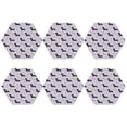 thumbnail image 1 of Bingfone Vintage Dachshund Dog Puppy Leather Drinks Coasters with Set of 6,Suitable for Home Kitchen,Coffee Cup Coasters Home Gift, 1 of 7