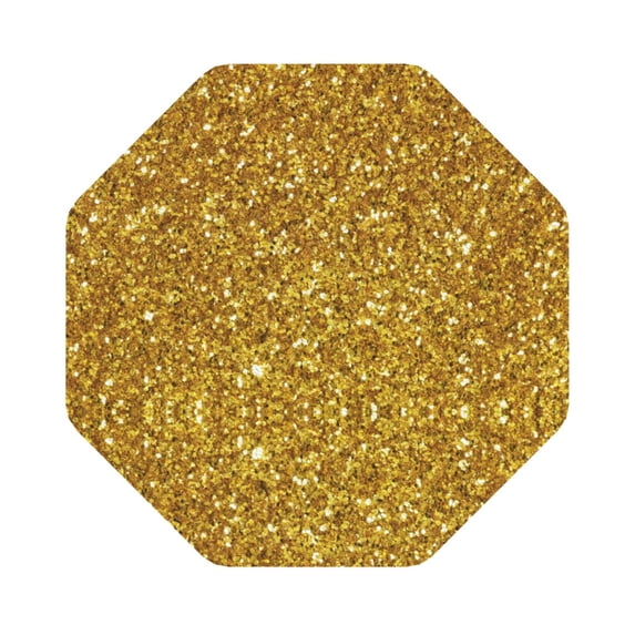 Bingfone Vintage Gold Glitter Leather Drinks Coasters With Set Of 6,Suitable For Home Kitchen,Coffee Cup Coasters Home Gift