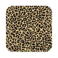 thumbnail image 1 of Bingfone Vintage Leopard Print Leather Drinks Coasters With Set Of 6,Suitable For Home Kitchen,Coffee Cup Coasters Home Gift, 1 of 9