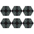 thumbnail image 1 of Bingfone Vintage Mandala Leather Drinks Coasters with Set of 6,Suitable for Home Kitchen,Coffee Cup Coasters Home Gift, 1 of 7