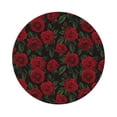 thumbnail image 1 of Bingfone Vintage Rose Leather Drinks Coasters with Set of 6,Suitable for Home Kitchen,Coffee Cup Coasters Home Gift, 1 of 9