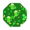 thumbnail image 1 of Bingfone Vintage St Patrick'S Day2 Leather Drinks Coasters With Set Of 6,Suitable For Home Kitchen,Coffee Cup Coasters Home Gift, 1 of 9