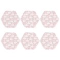 thumbnail image 1 of Bingfone Vintage Swan1 Leather Drinks Coasters with Set of 6,Suitable for Home Kitchen,Coffee Cup Coasters Home Gift, 1 of 7