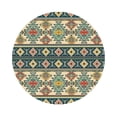 thumbnail image 1 of Bingfone Vintage Traditional Tribal Aztec1 Leather Drinks Coasters with Set of 6,Suitable for Home Kitchen,Coffee Cup Coasters Home Gift, 1 of 9