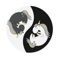 thumbnail image 1 of Bingfone Vintage Unicorn In Yoga Leather Drinks Coasters With Set Of 6,Suitable For Home Kitchen,Coffee Cup Coasters Home Gift, 1 of 9