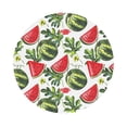 thumbnail image 1 of Bingfone Vintage Watermelons Leather Drinks Coasters With Set Of 6,Suitable For Home Kitchen,Coffee Cup Coasters Home Gift, 1 of 9